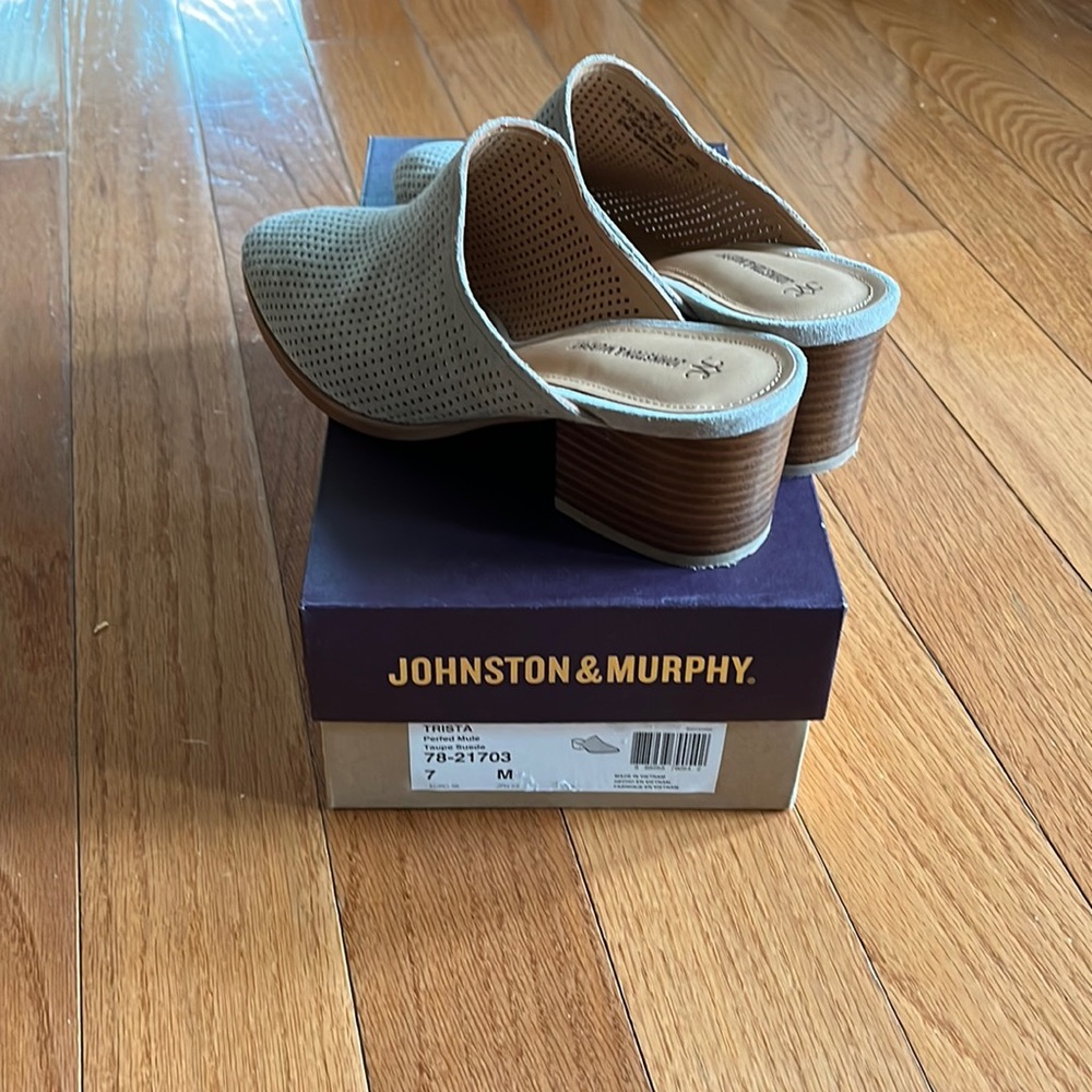 Mules Johnson and Murphy ,worn only one time.